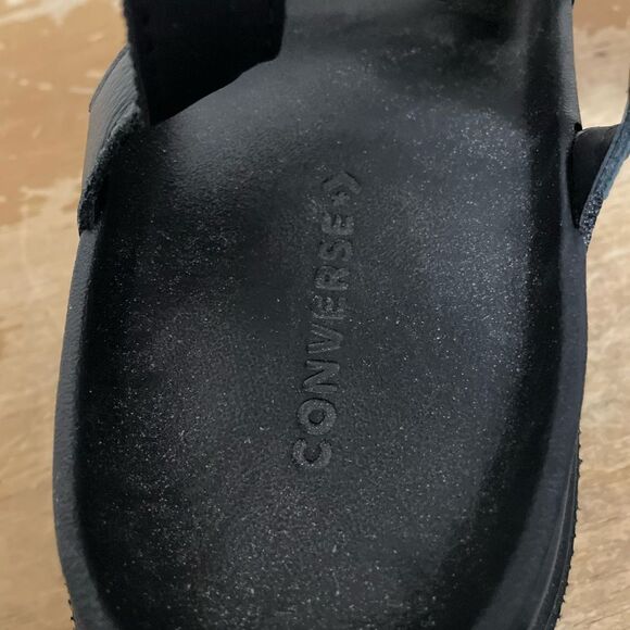 Converse Chuck Taylor All Star Lugged Heel Leather Sandal Women\'s Sz 10 NWOB